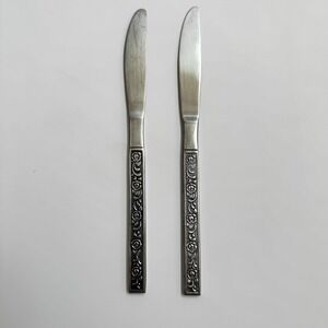 National COSTELLANO Stainless Japan Nasco Davao Roses Silverware Knife Flatware